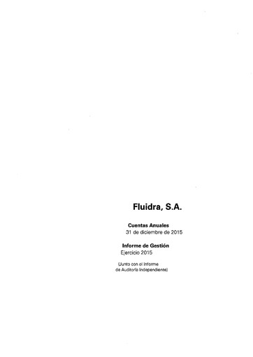 Thumbnail Fluidra Financial Statement 2015