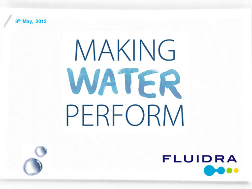 Thumbnail Fluidra Quarterly Report 2013-q1