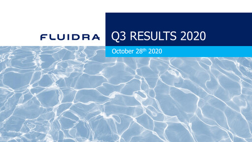 Thumbnail Fluidra Quarterly Report 2020-q3
