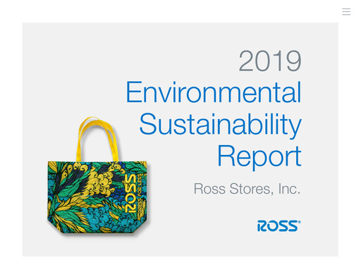 Thumbnail Ross Stores Sustainability Report 2019