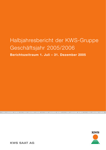 Thumbnail KWS Half-year Report 2005-h1