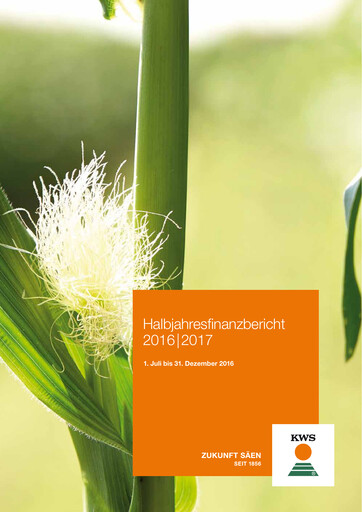 Thumbnail KWS Half-year Report 2016-h1