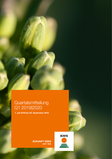 Vorschaubild KWS Quartalsbericht 2019-q1