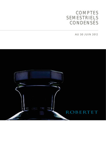 Thumbnail Robertet
 Half-year Report 2012-h1