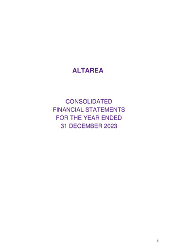 Thumbnail Altarea Financial Statement 2023