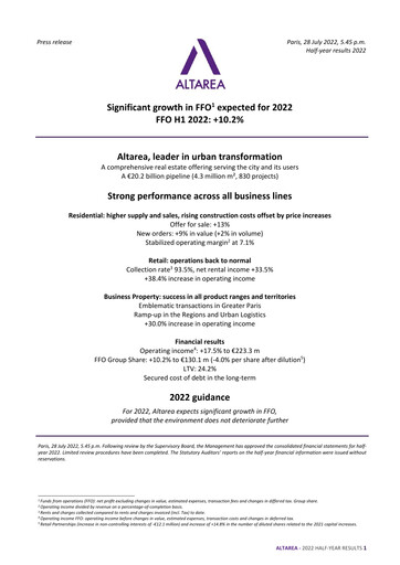 Thumbnail Altarea Half-year Report 2022-h1