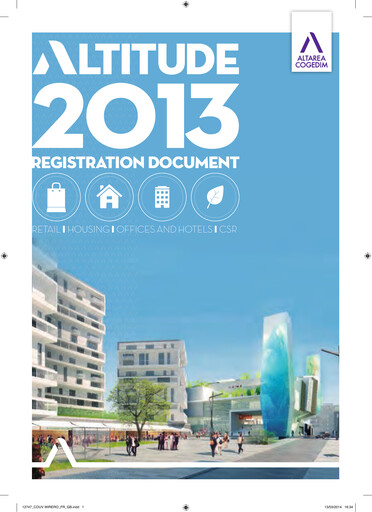 Thumbnail Altarea Universal Registration Document 2013