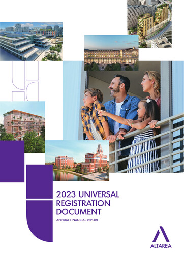 Thumbnail Altarea Universal Registration Document 2023