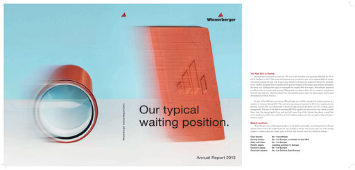 Thumbnail Wienerberger Annual Report 2013