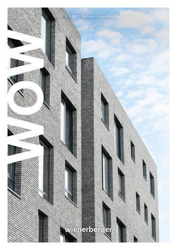Thumbnail Wienerberger Financial Statement 2020