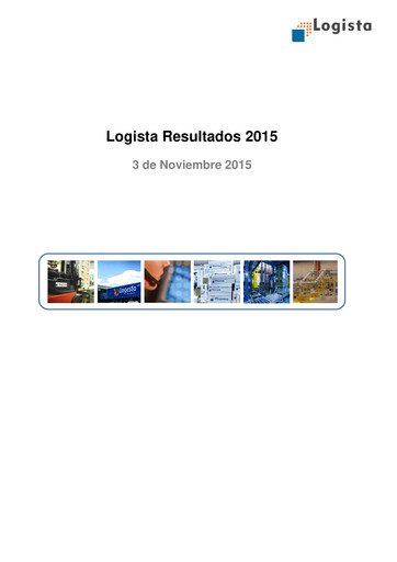 Thumbnail Logista (Compañía de Distribución Integral Logista) Financial Report 2015