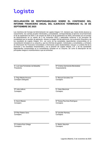 Thumbnail Logista (Compañía de Distribución Integral Logista) Financial Report 2025