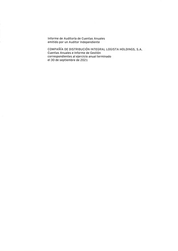 Thumbnail Logista (Compañía de Distribución Integral Logista) Financial Statement 2021