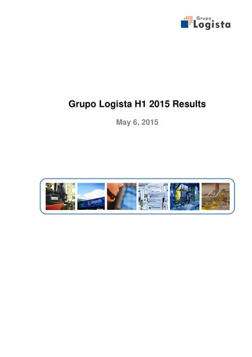 Thumbnail Logista (Compañía de Distribución Integral Logista) Half-year Report 2015-h1