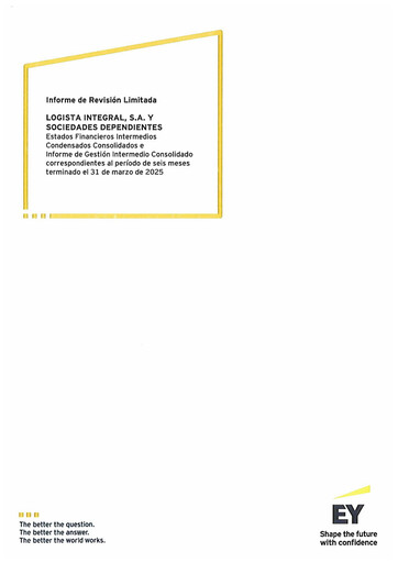 Thumbnail Logista (Compañía de Distribución Integral Logista) Half-year Report 2025-h1
