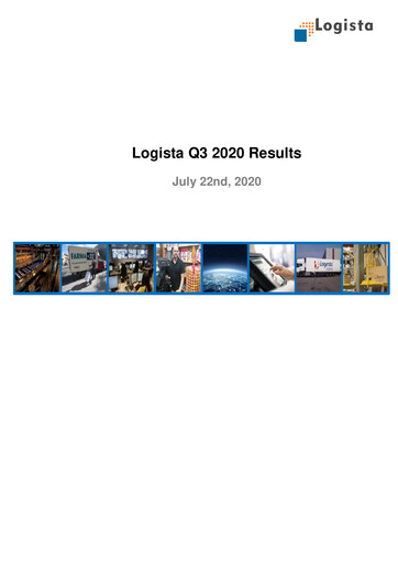 Thumbnail Logista (Compañía de Distribución Integral Logista) Quarterly Report 2020-q3