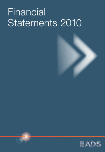 Thumbnail Airbus Financial Statement 2010