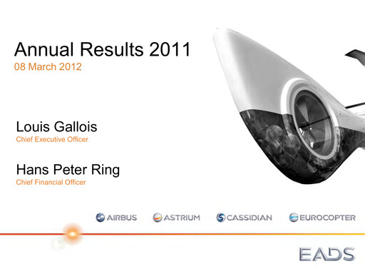 Thumbnail Airbus Financial Statement 2011