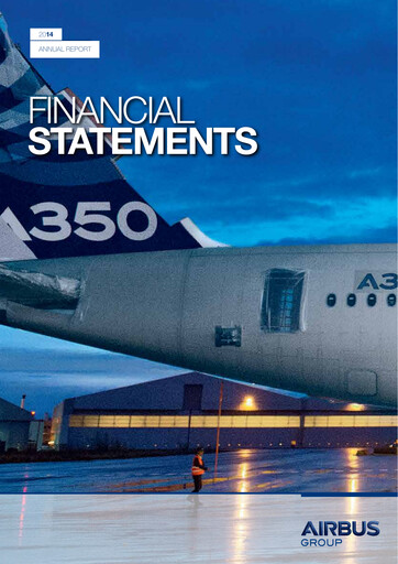 Thumbnail Airbus Financial Statement 2014