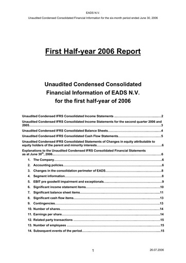 Thumbnail Airbus Half-year Report 2006-h1