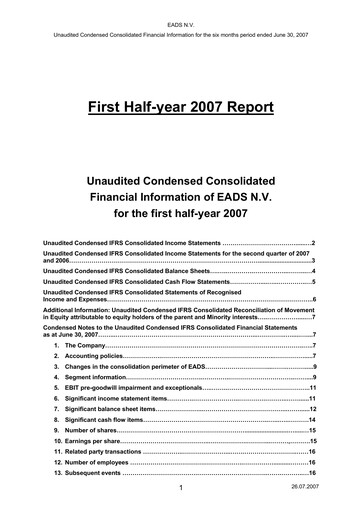 Thumbnail Airbus Half-year Report 2007-h1