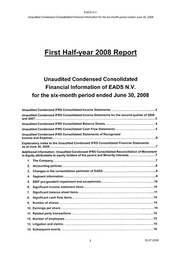 Thumbnail Airbus Half-year Report 2008-h1
