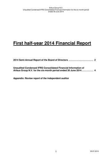 Thumbnail Airbus Half-year Report 2014-h1