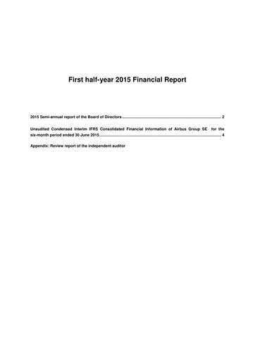 Thumbnail Airbus Half-year Report 2015-h1
