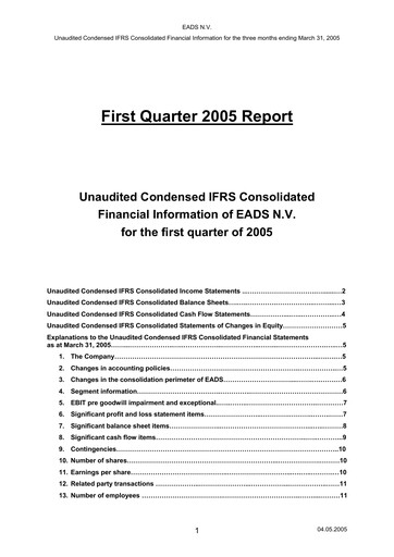 Thumbnail Airbus Quarterly Report 2005-q1