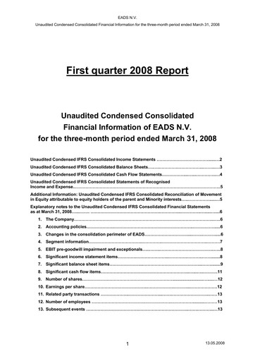 Thumbnail Airbus Quarterly Report 2008-q1