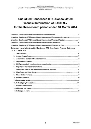 Thumbnail Airbus Quarterly Report 2014-q1