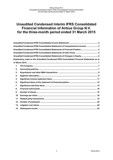 Thumbnail Airbus Quarterly Report 2015-q1