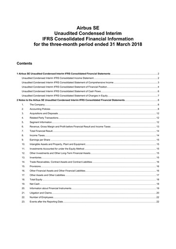 Thumbnail Airbus Quarterly Report 2018-q1
