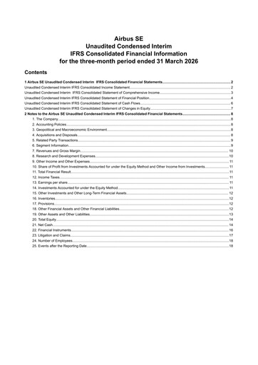 Thumbnail Airbus Quarterly Report 2026-q1