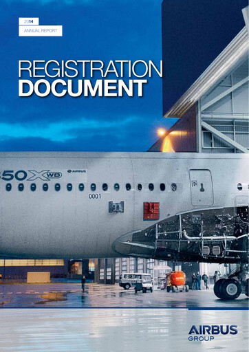 Miniature Airbus Document d'enregistrement universel 2014