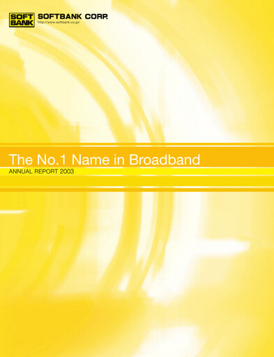 Thumbnail SoftBank Annual Report 2003