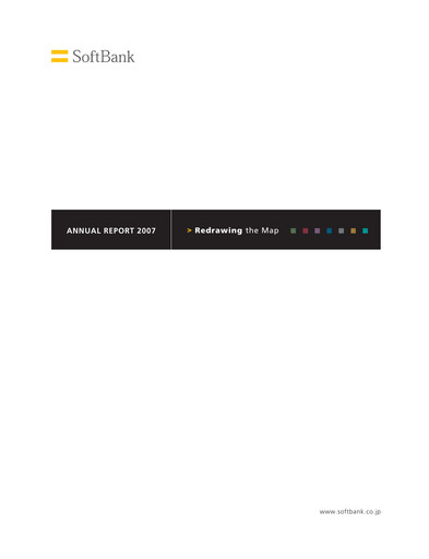 Thumbnail SoftBank Annual Report 2007