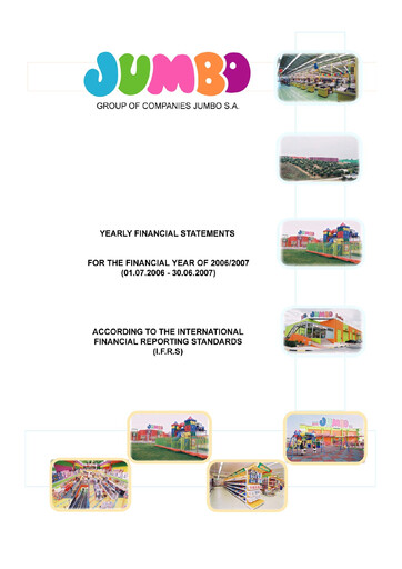Thumbnail Jumbo S.A.
 Financial Statement 2006-2007