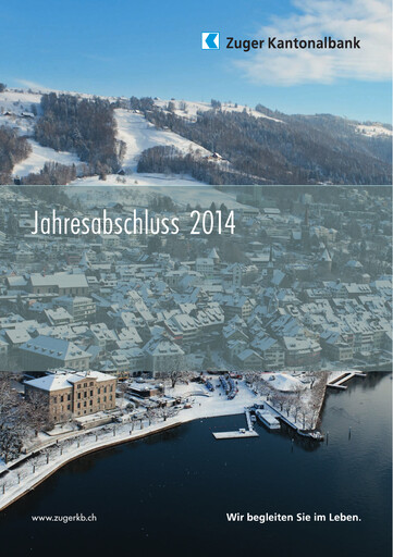 Vorschaubild Zuger Kantonalbank Finanzmitteilung 2014