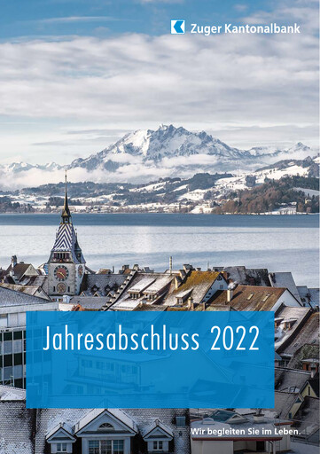 Vorschaubild Zuger Kantonalbank Finanzmitteilung 2022
