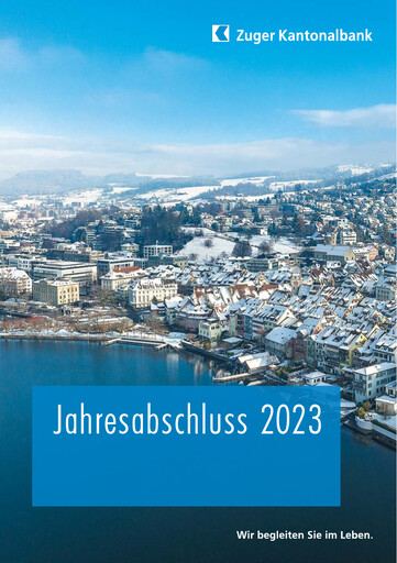 Vorschaubild Zuger Kantonalbank Finanzmitteilung 2023