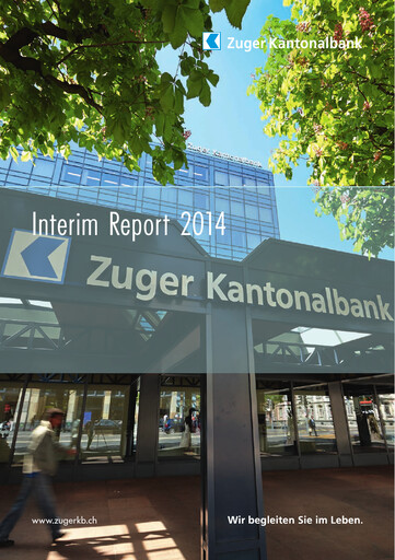 Thumbnail Zuger Kantonalbank Half-year Report 2014-h1