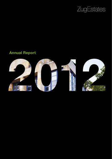 Vorschaubild Zug Estates Holding Jahresbericht 2012