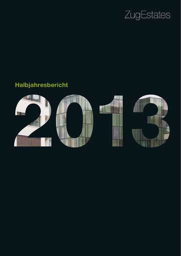 Thumbnail Zug Estates Holding Half-year Report 2013-h1
