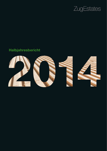 Thumbnail Zug Estates Holding Half-year Report 2014-h1