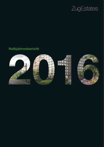 Thumbnail Zug Estates Holding Half-year Report 2016-h1