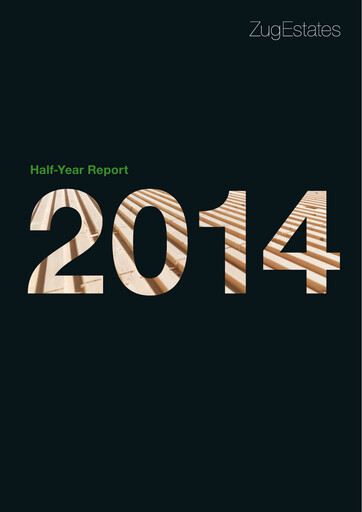 Thumbnail Zug Estates Holding Half-year Report 2014-h1