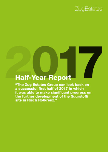 Thumbnail Zug Estates Holding Half-year Report 2017-h1