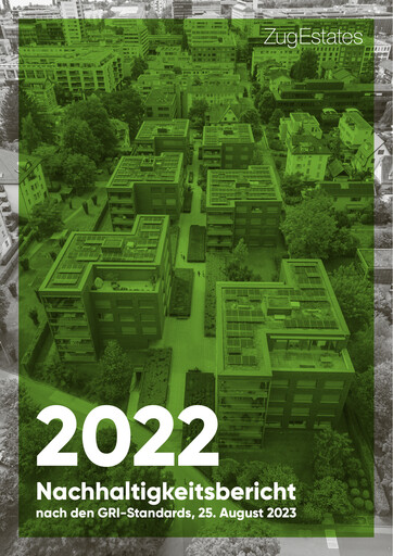 Thumbnail Zug Estates Holding Sustainability Report 2022