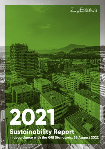 Thumbnail Zug Estates Holding Sustainability Report 2021